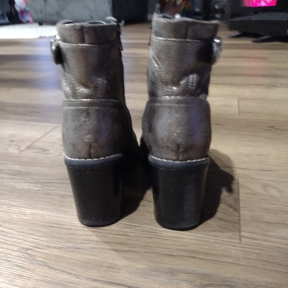 Dlba "Carryn" Heeled Combat boots - Picture 5 of 12